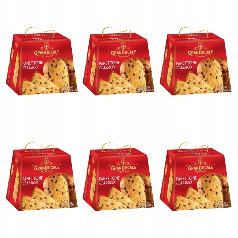 Panettone Granducale Classico 900 g s rozinkami X6