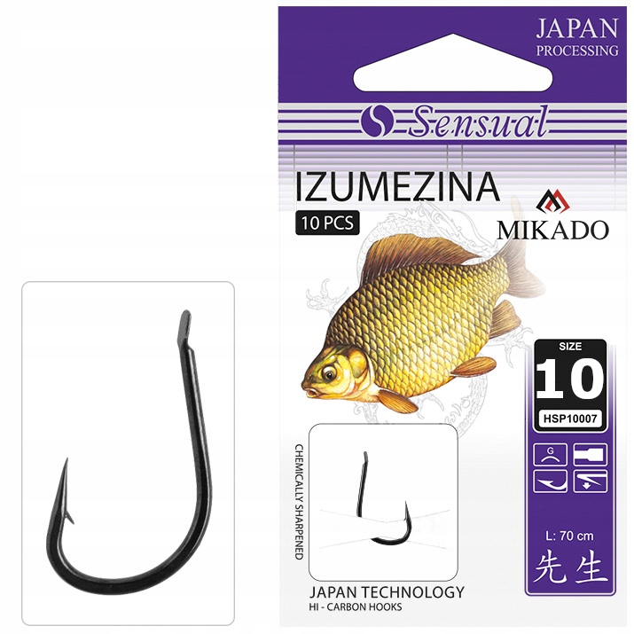 

Haczyki z przyponem Izumezina 10 Bn 70 cm Mikado