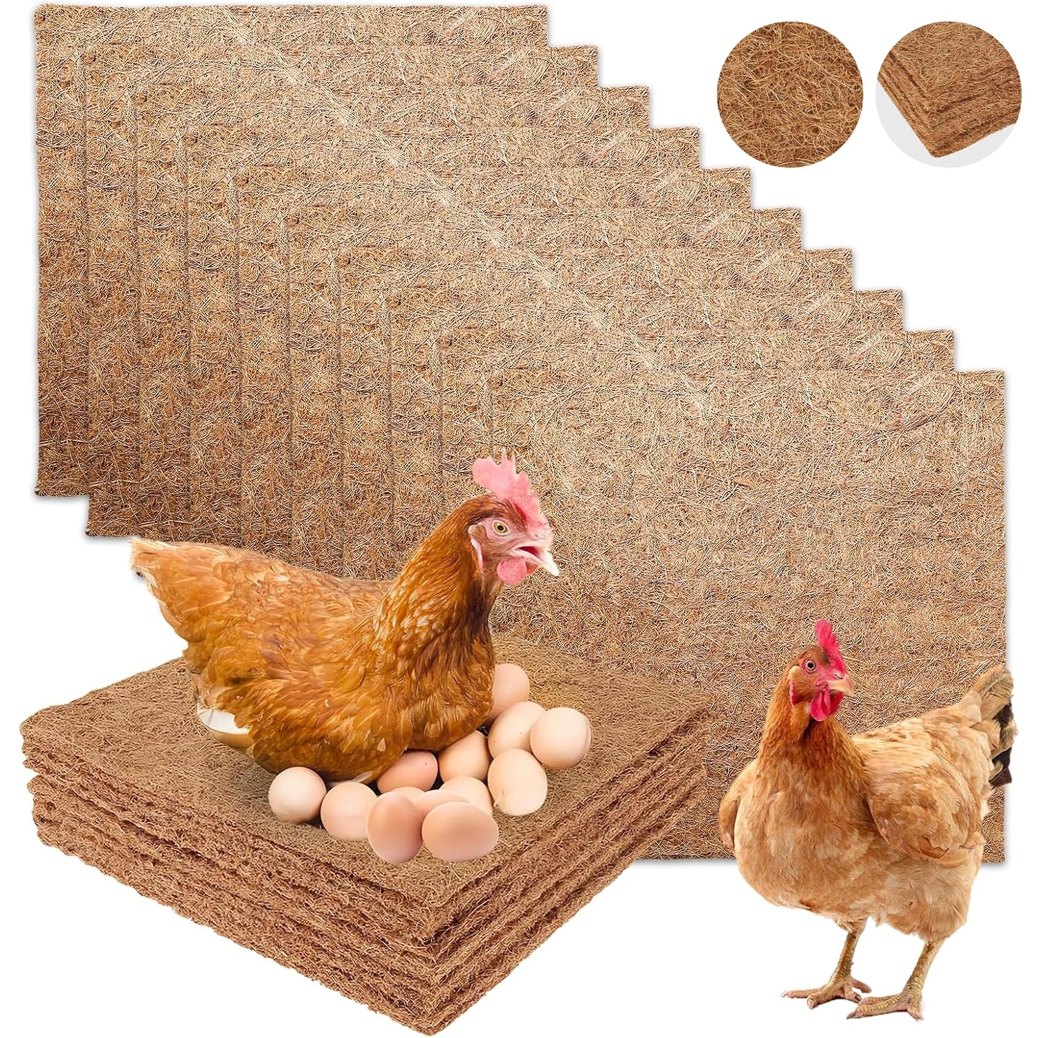 Levně Kokosová Podložka Podklad Jako Stelivo Do Klece Domeček Záchod Králíka Prasátka