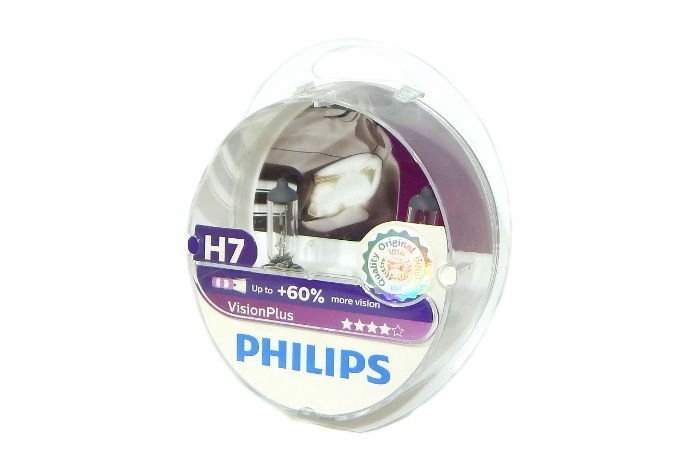 

Philips Zestaw Zarowek H7 12V 55W VISION+60% Box 1