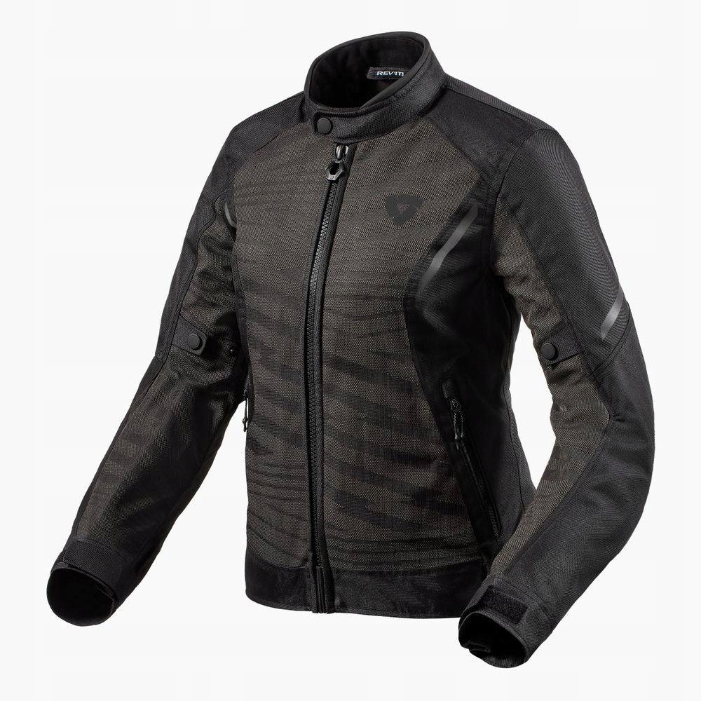 Dámska textilná motocyklová bunda Rev'it Torque 2 H2O Black-Anthracite 44