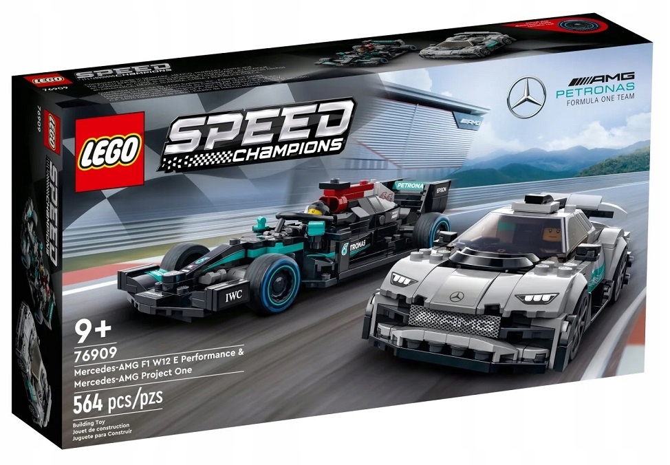 LEGO SPEED CHAMPIONS MERCEDES AMG F1 W12 E I MERCEDES AMG ONE 76909