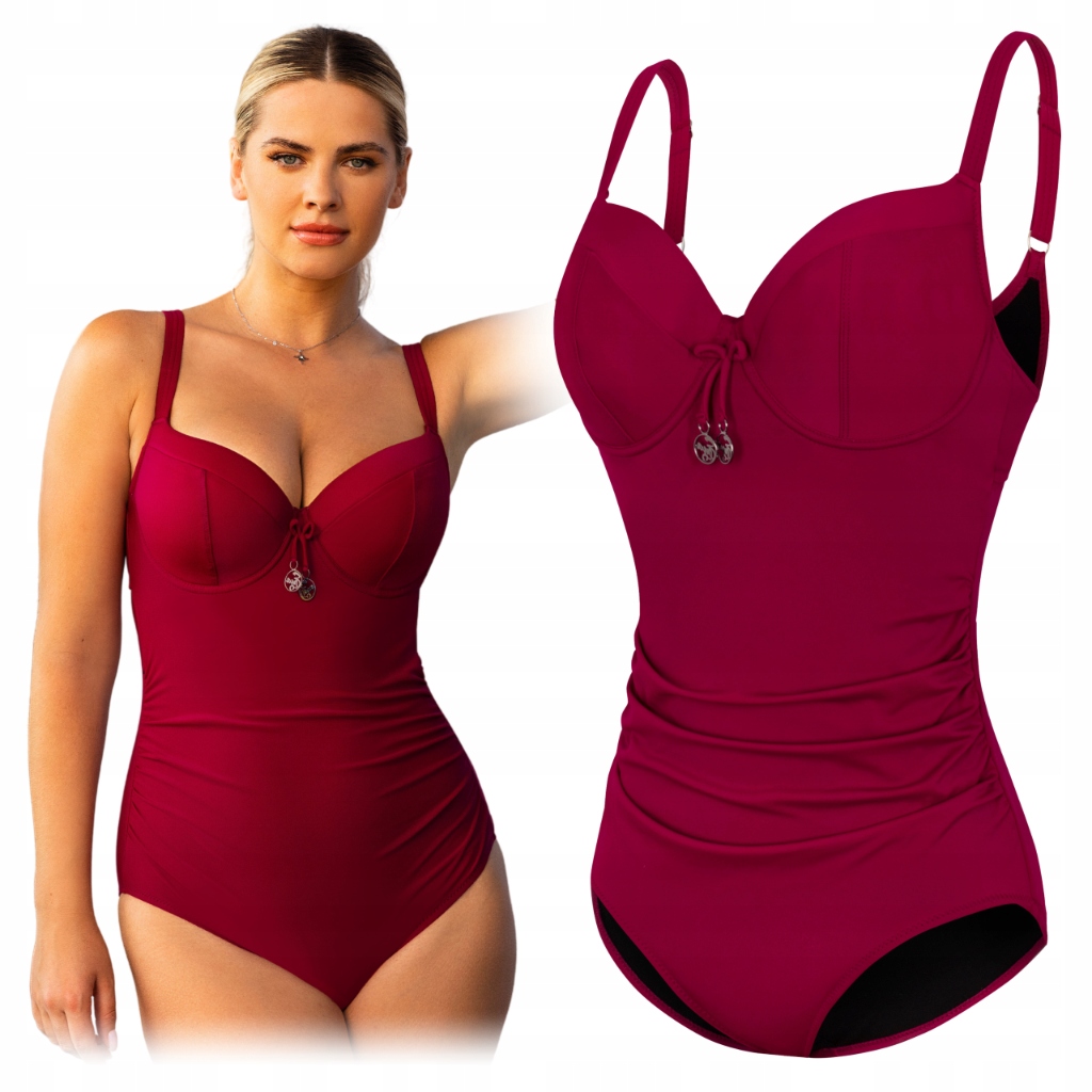 Dámské jednodílné plavky Plus Size 90E 3XL 46 Monokini