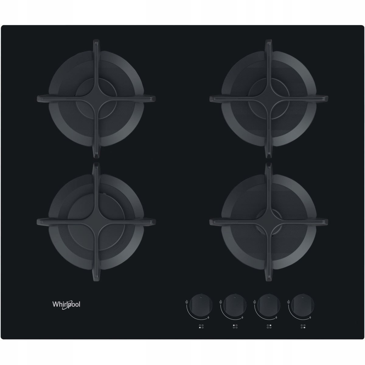 Plynová varná doska Whirlpool AKT616NB 4 horáky čierna