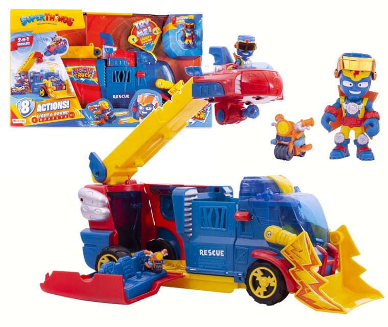 SUPERTHINGS Pojazd RESCUE TRUCK Ciężarówka