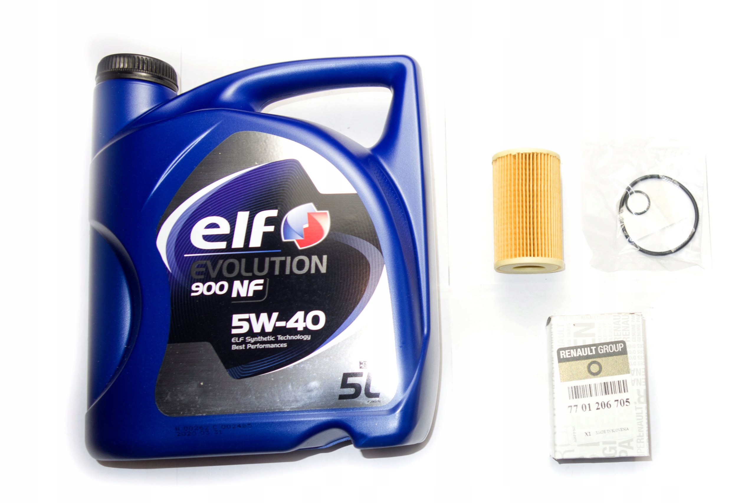 FILTR OLEJU OLEJ ELF 5W 40 RENAULT 1 2 8V 16V