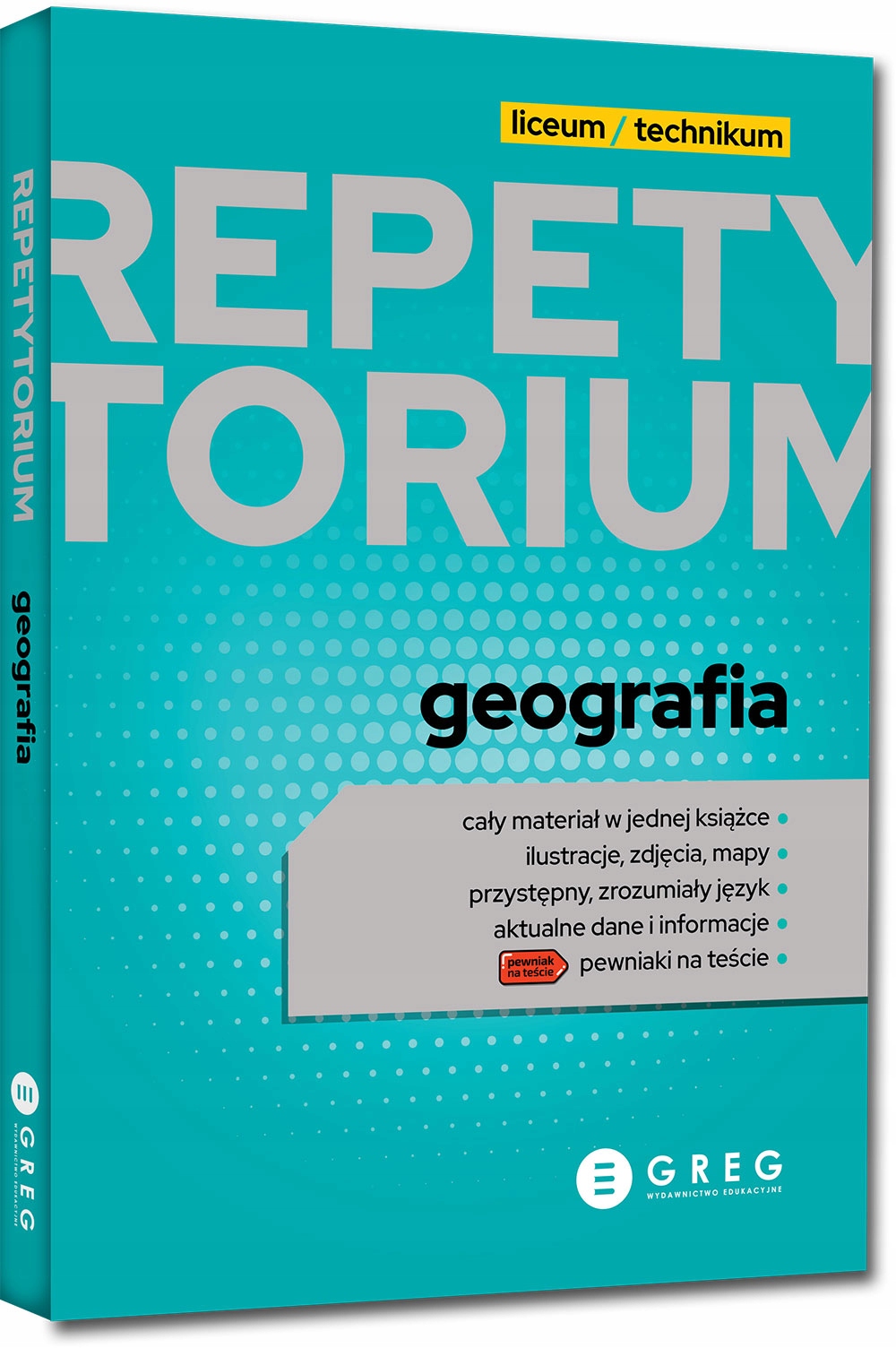 CHEMIA + GEOGRAFIA Technikum Liceum Repetytoria GR ISBN 9788381860666
