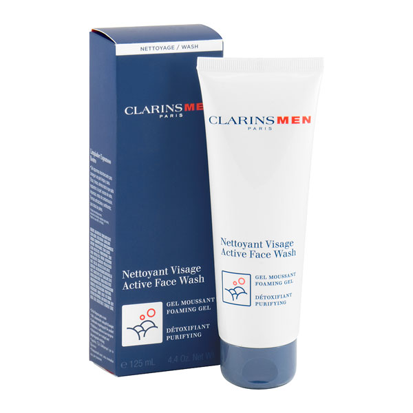 Clarins Men Active Face Wash 125ml Čisticí gel na obličej pro muže