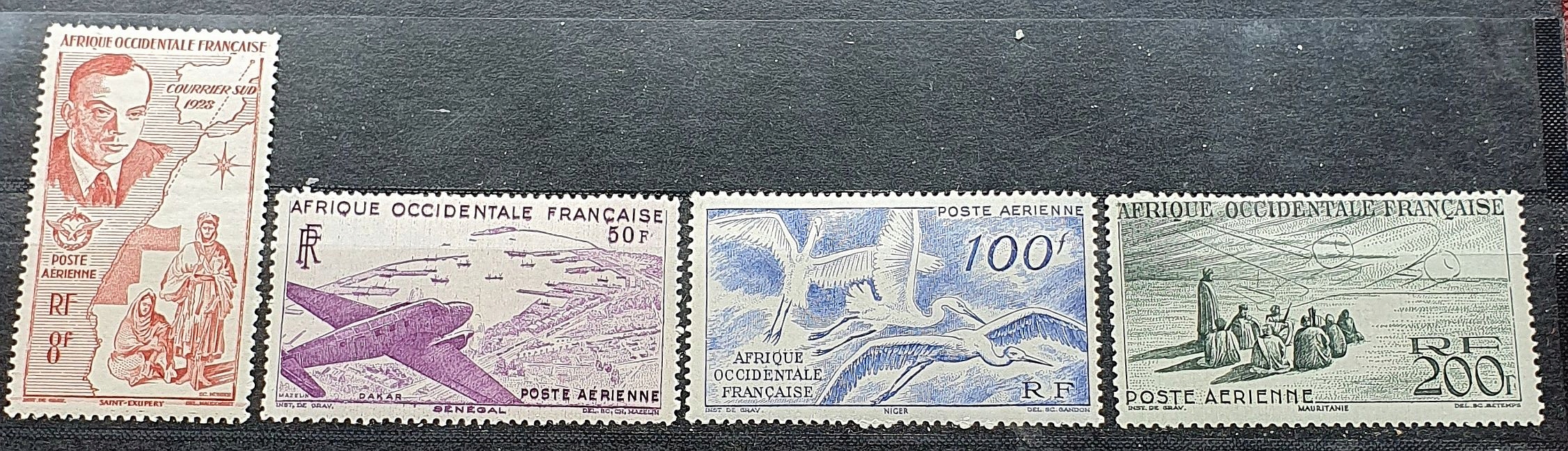 KOLONIE FRANCUSKIE AOF ** 1947 MI 53-56