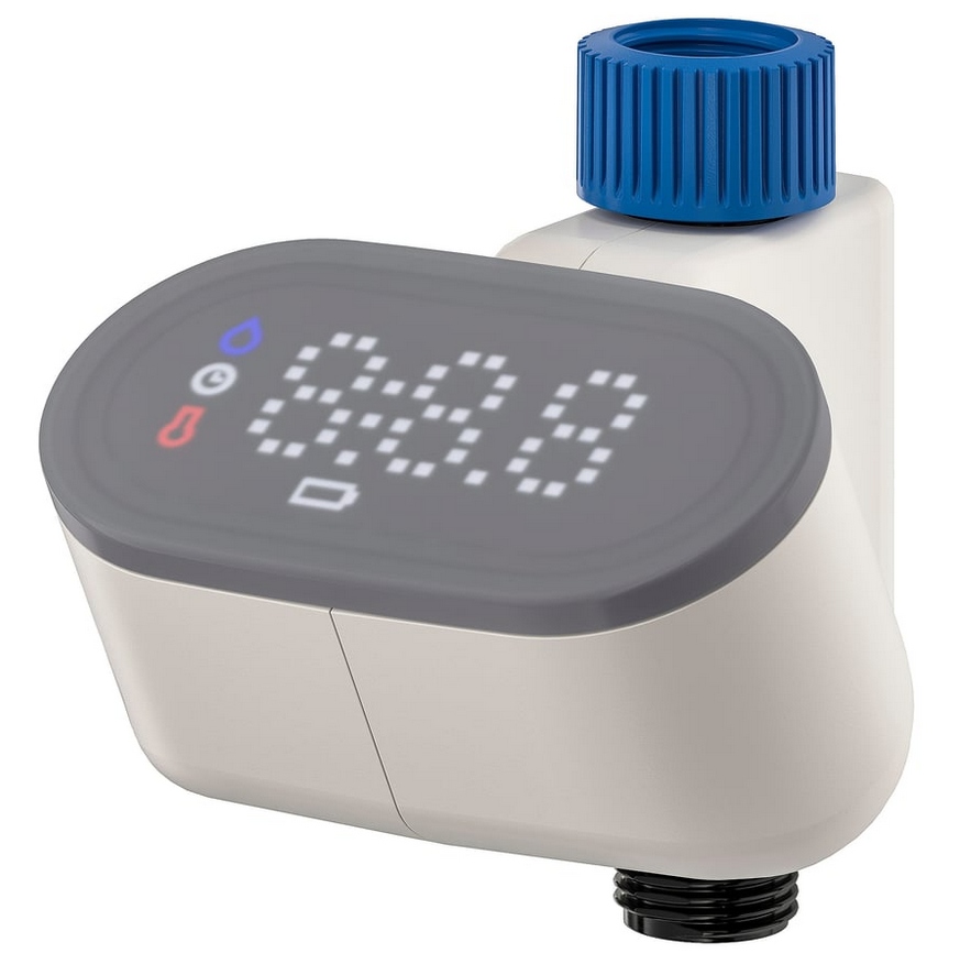 Vodoměr s počítadlem průtoku spotřeby vody pro sprchu Ikea Bergvattnet