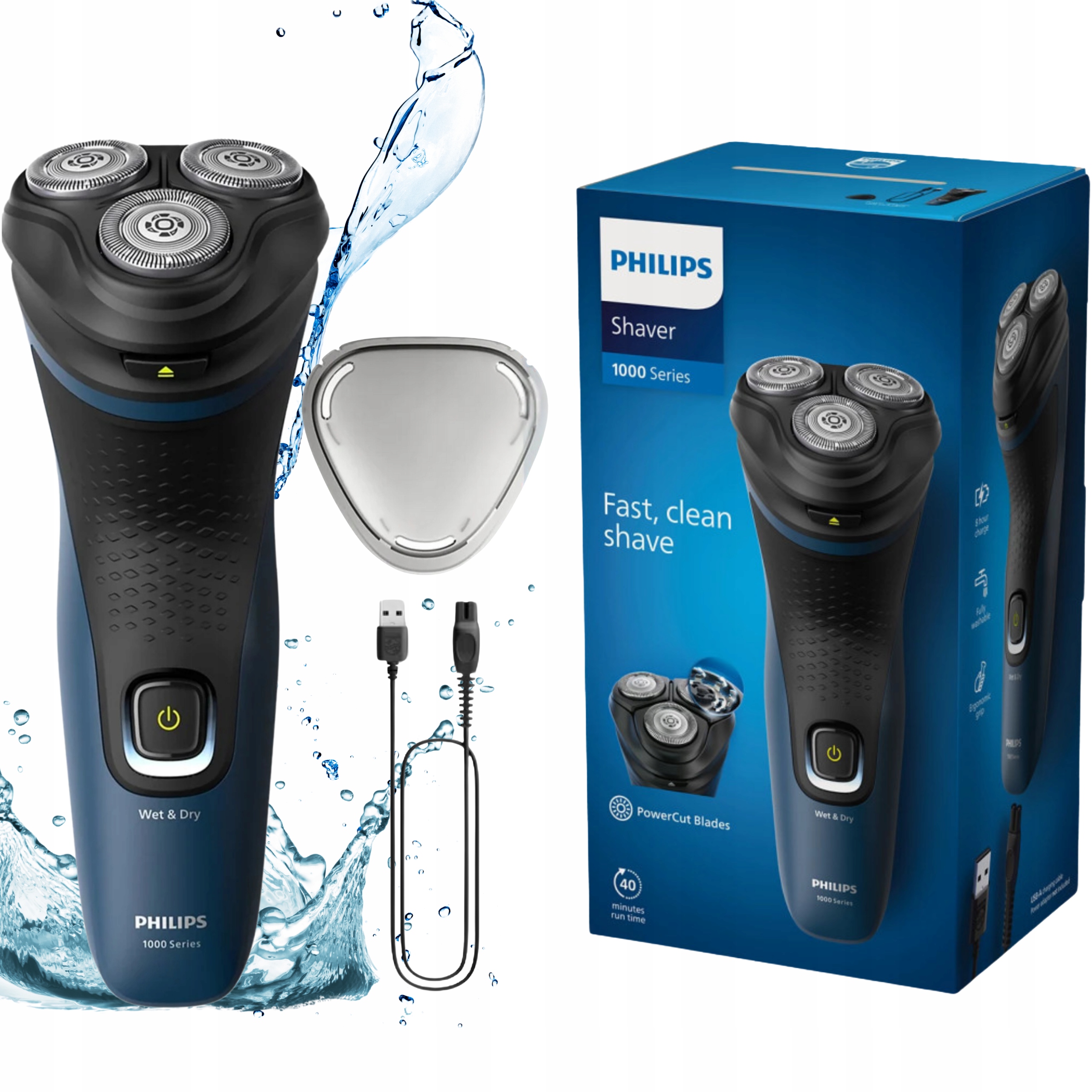 Elektryczna Maszynka Do Golenia Golarka Philips Głowicowa