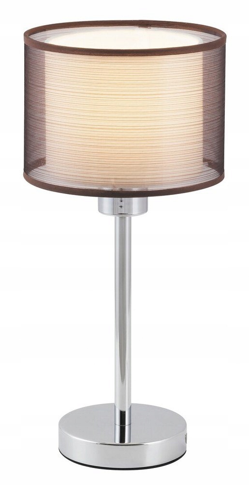 Hnědá stolní lampa Anastasia klasická do pracovny Rabalux