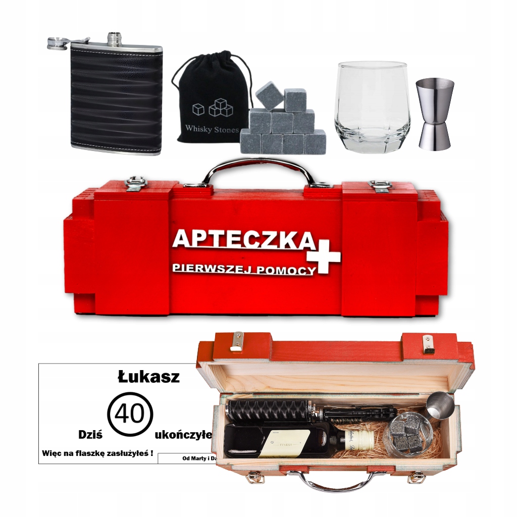 Dárek pro lékaře zdravotní sestry Sada na 18-99. narozeniny Masivní Dřevo