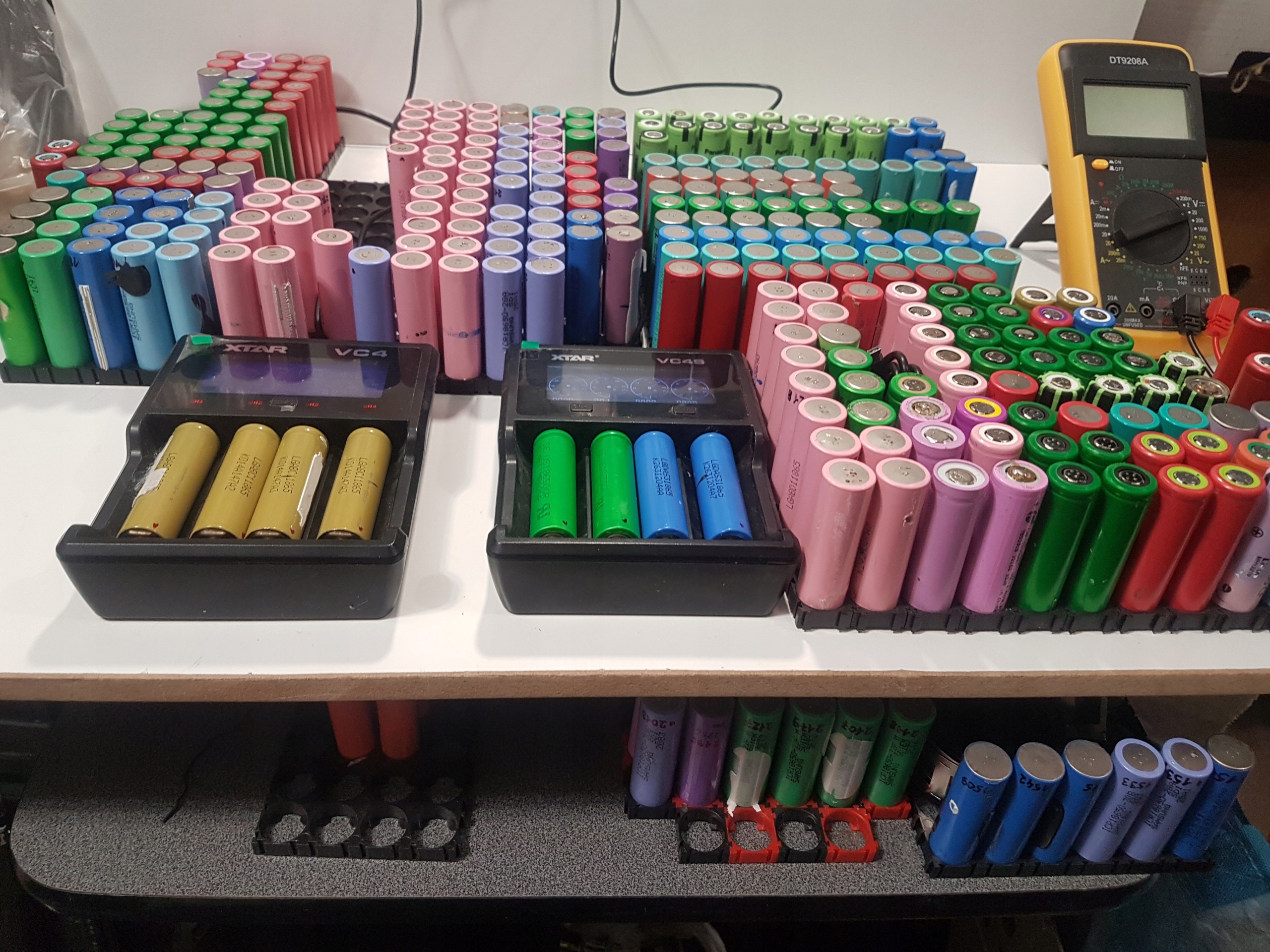 2x OGNIWO AKUMULATOR BATERIA 18650 1500-1800 mAH Marka MIX