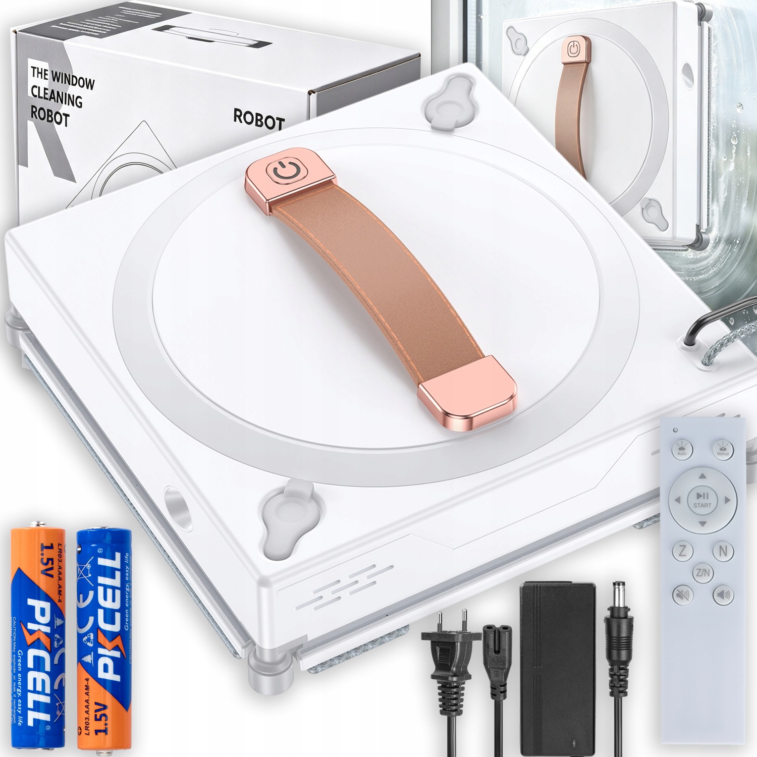 Inteligentny Robot Do Mycia Okien Automatyczny System 72W 5000PA 3 Tryby