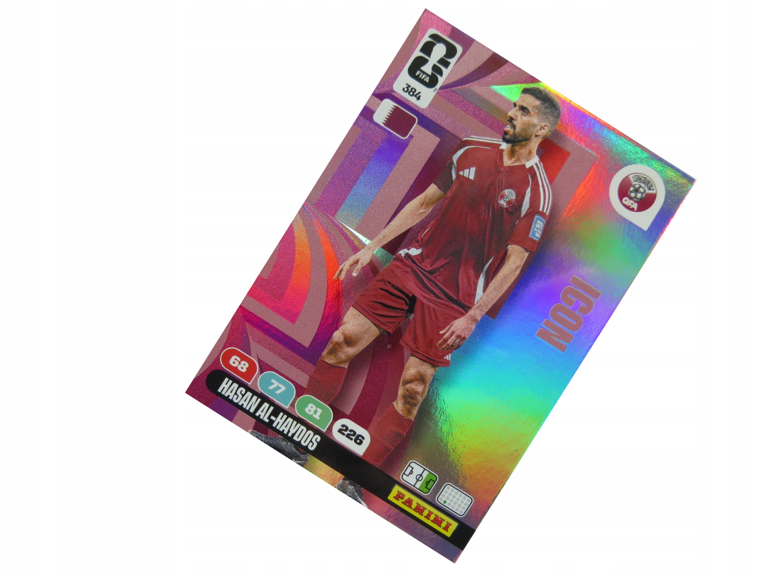Panini Fifa World Cup 2026 Karty Piłkarskie Icon 384 Hasan Al-haydos Katar