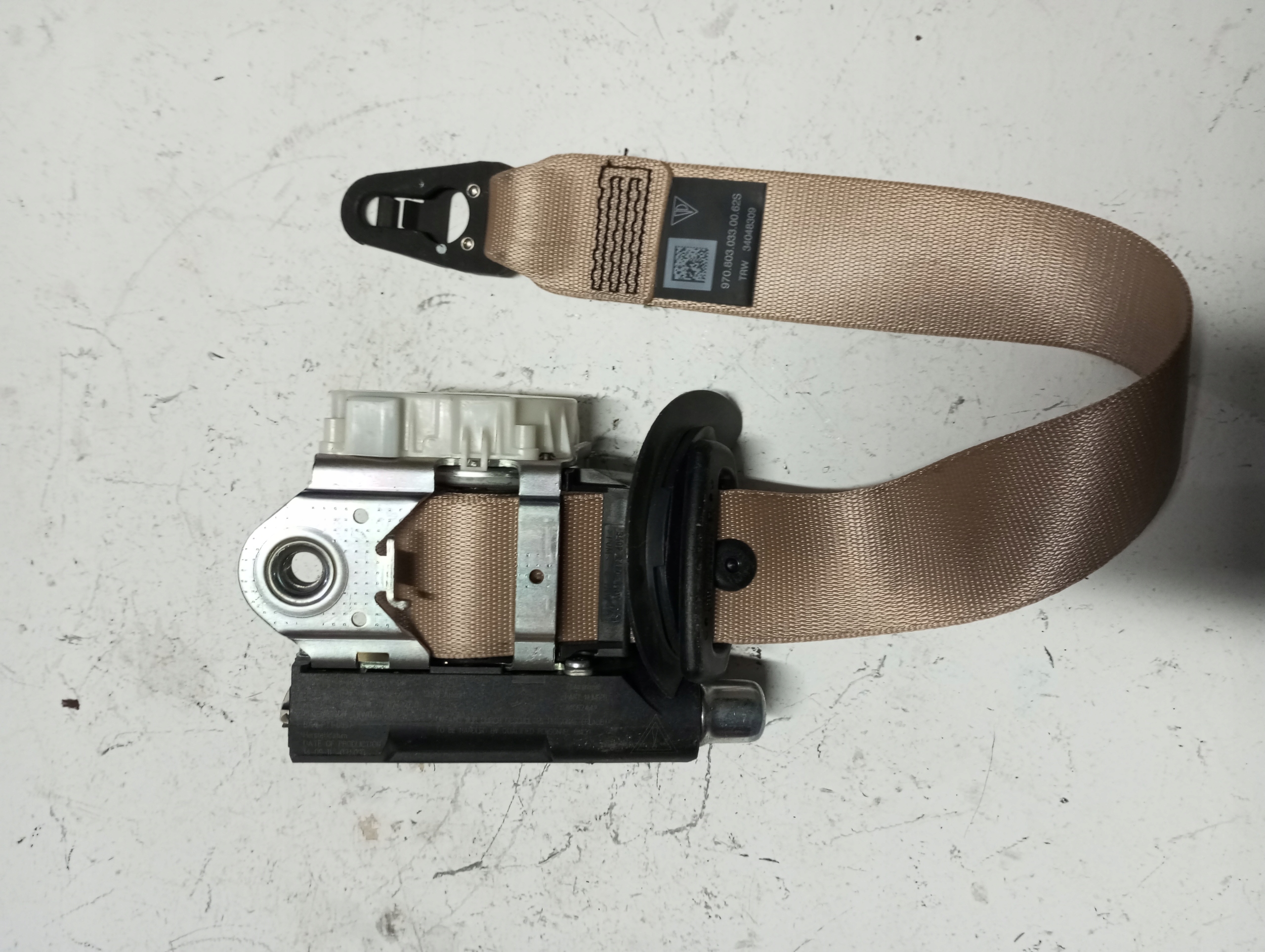 tension belt safety left front PORSCHE PANAMERA 97080303300