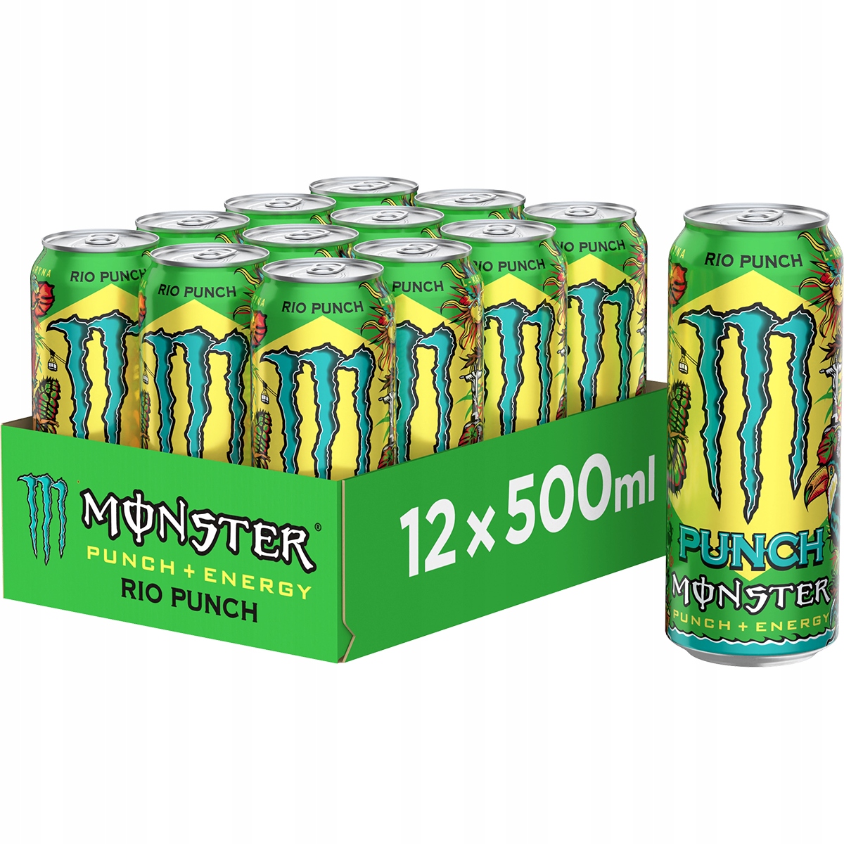 Levně Monster Energy Rio Punch energetický nápoj 500 ml x 12