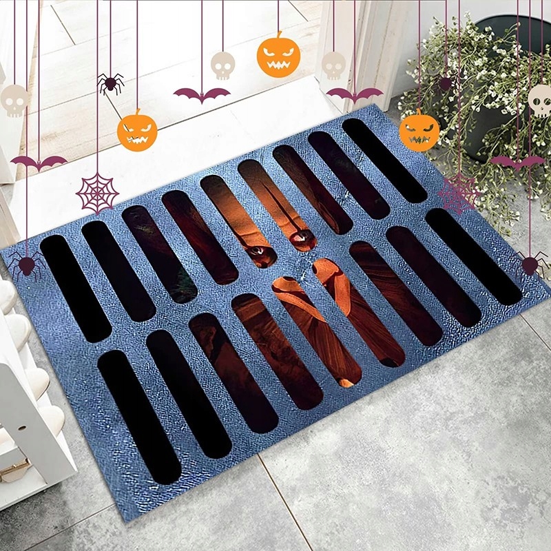 DYWANIK CHODNIK EFEKT 3D HORROR CLOWN IT 40x60 Szerokość produktu 40 cm