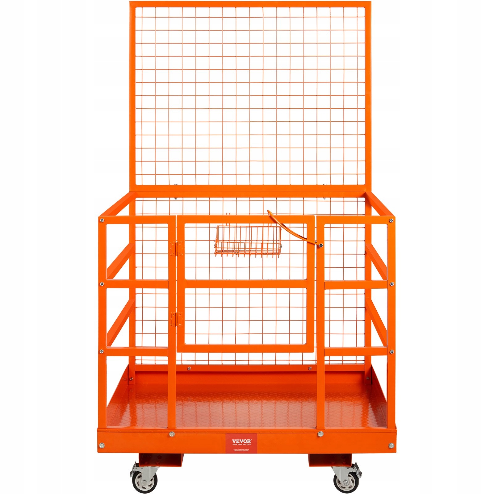 Pracovní klec pro vysokozdvižný vozík 635 kg, plošina 109×114 cm, výška práce