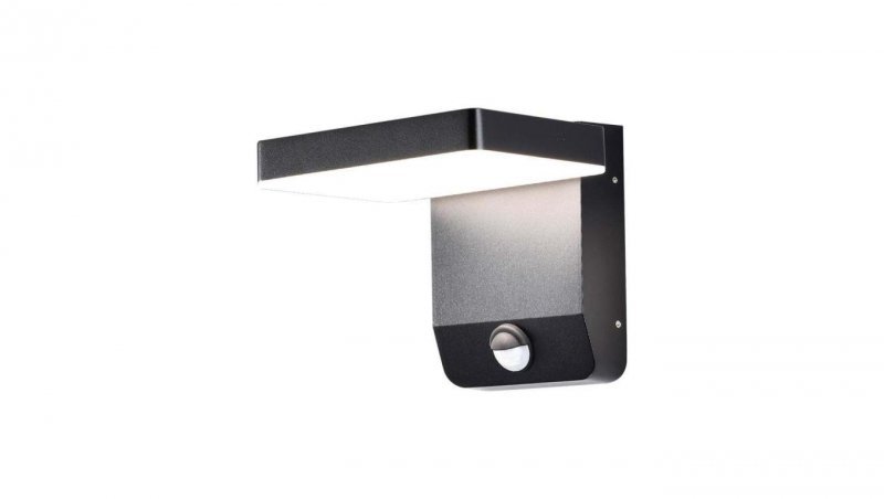 Oprawa elewacyjna Led 17W 2520lm 3000K czujnik regulowana czarny 2948