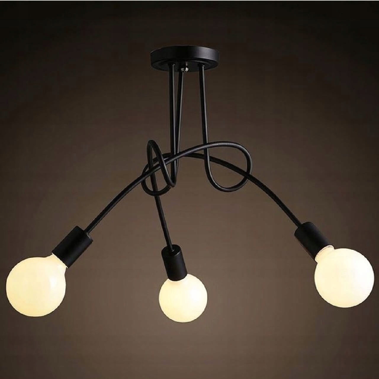 LAMPA SUFITOWA WISZĄCA ŻYRANDOL PARADISE CZARNA 3 392227 Marka TOOLIGHT