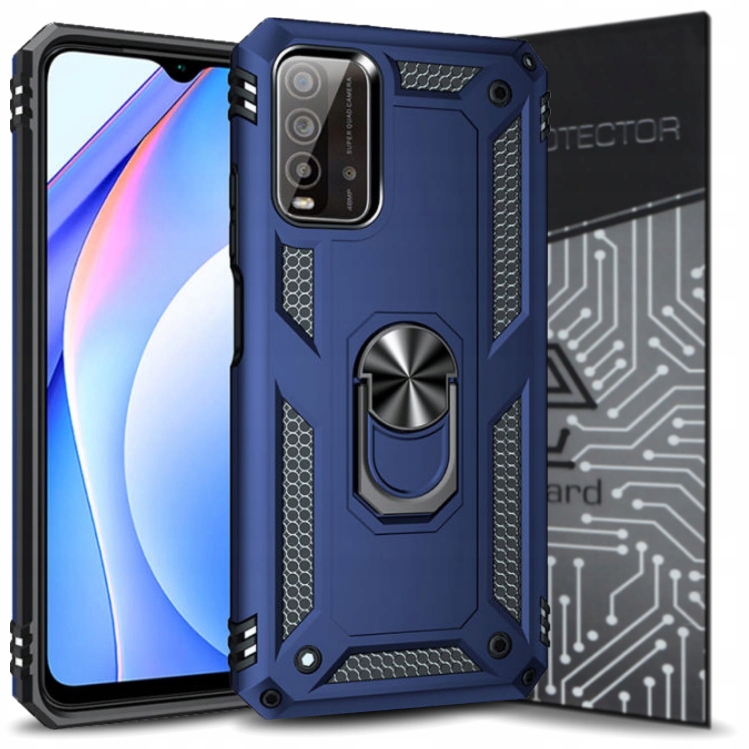 

Case Etui Pancerne+szkło do Xiaomi Redmi 9T