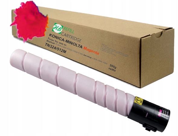 Toner do Minolta TN324M c208 c258 c368 C454 C554 Magenta