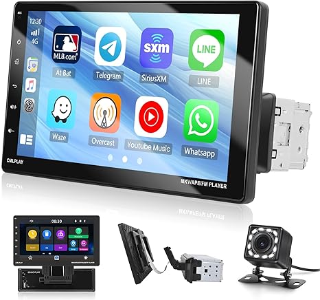 Autorádio MP5 Android 9" Carplay Android Auto Kamera 1 Din