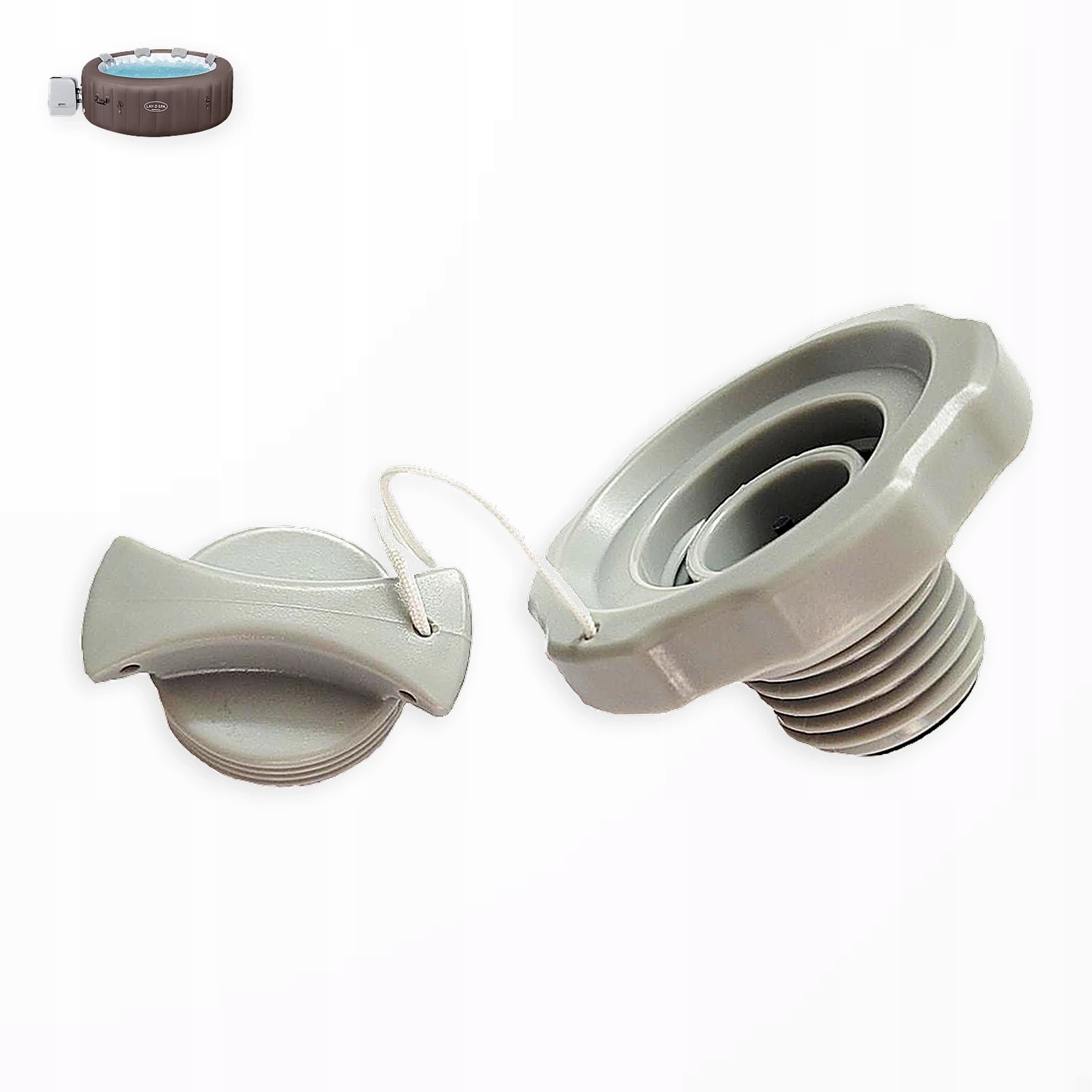 Šroubovací ventil do lázní Lay-z-spa Dominica HydroJet 60165 Bestway 196x71 cm