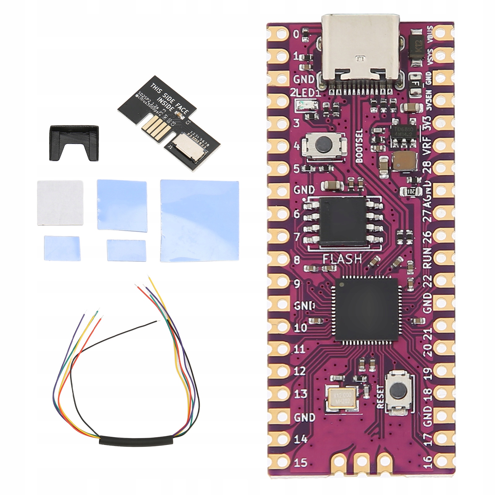 Dla pyty RasPi dwurdzeniowy 264KB Arm Cortex M0 procesor elastyczna 2K