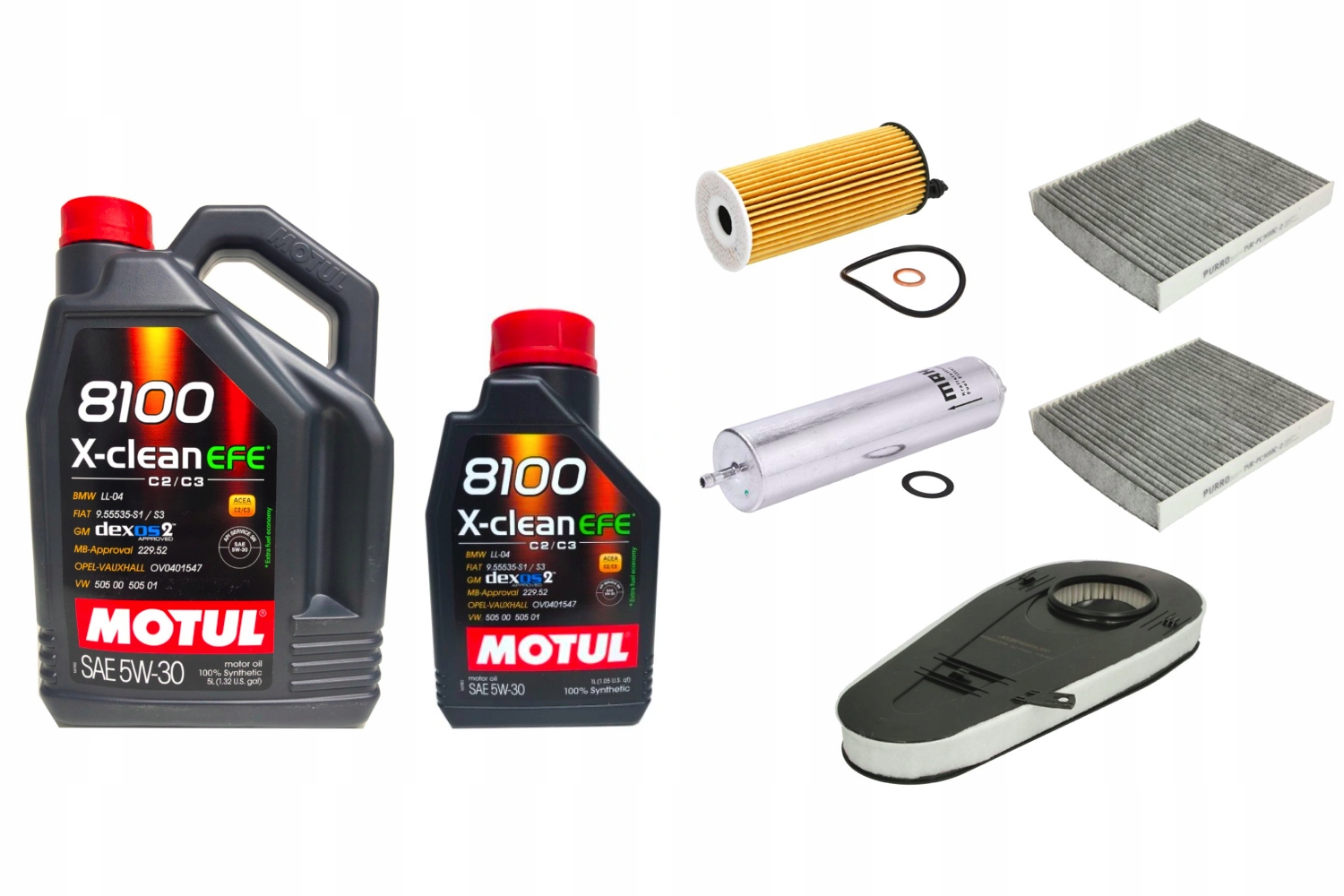 

Bmw 5 F10 F11 518d 520d 525d 4 Filtry Motul 6L