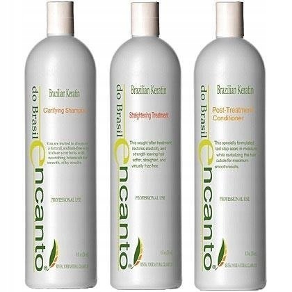 Encanto sada pro keratinové narovnání 3x473 ml