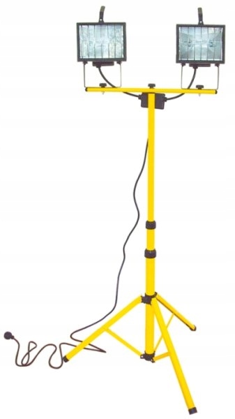 Svetlo stavebný halogén 2x400W teleskop