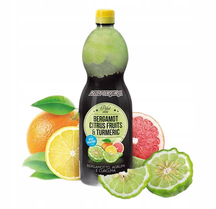 Levně Sirupová báze soft Bergamotka citrusy kurkuma 1 l Polot 1882