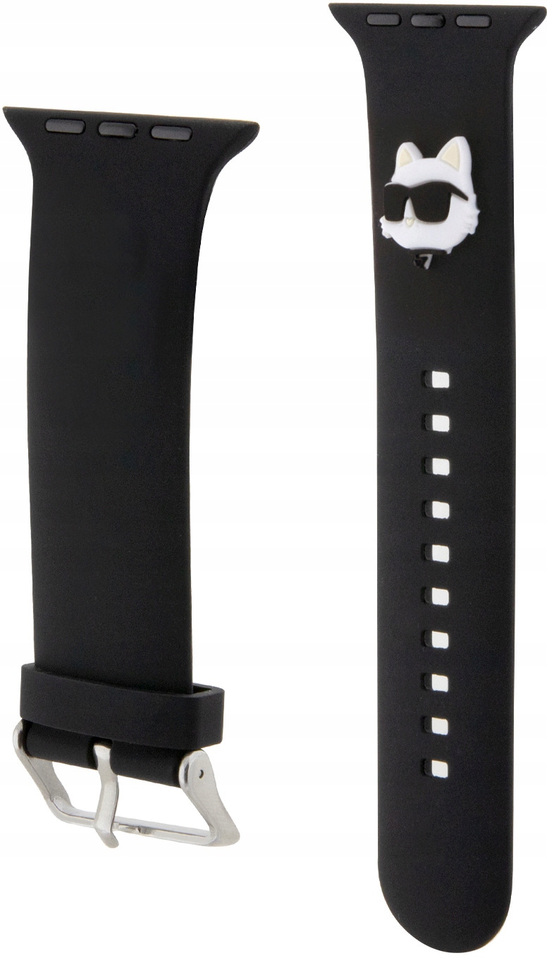 Pasek Karl Lagerfeld 3D Rubber Choupette Heads do Apple Watch 38/40/41mm