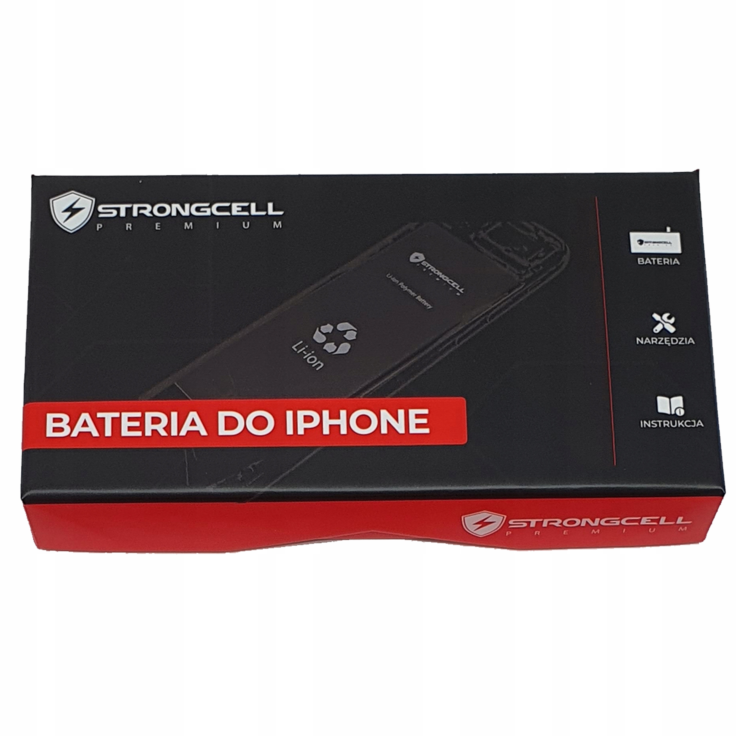

Bateria Strongcell do iPhone 7 plus większa pojem.