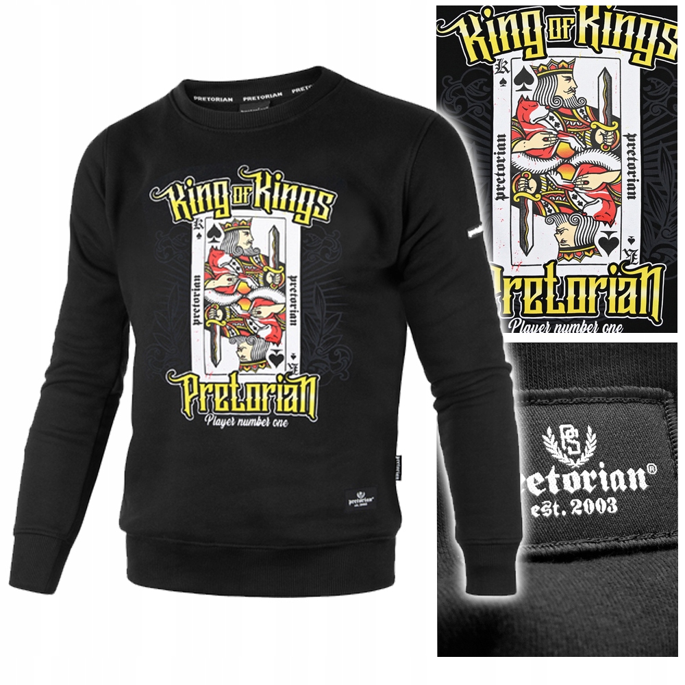 

Pretorian Bluza meska klasyczna King karta r.M