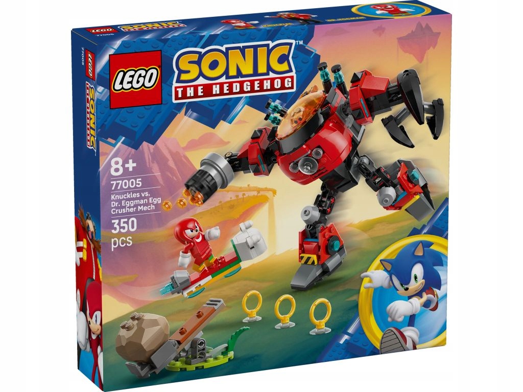 Lego 77005 Sonic Knuckles vs. Dr. Eggman v robotu Drtiče vajec
