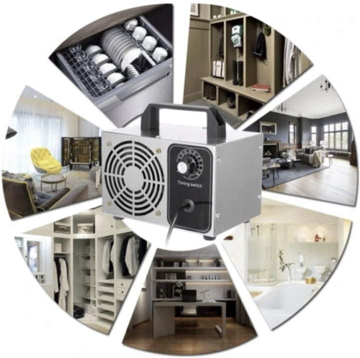 OZONATOR GENERATOR OZONU 60000 MG/H + CZASOMIERZ Marka inna