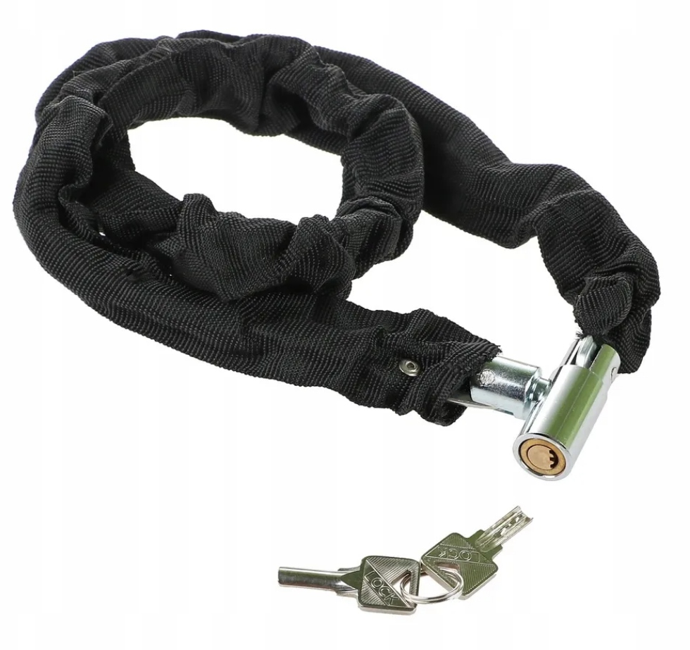 MOCNE ZAPIĘCIE ROWEROWE ŁAŃCUCH Blokada NA ROWER HULAJNOGE SKUTER