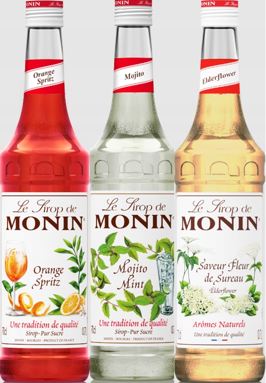 Zestaw letni do lemoniad i drinków Orange spritz, Mojito, Kwiat bzu