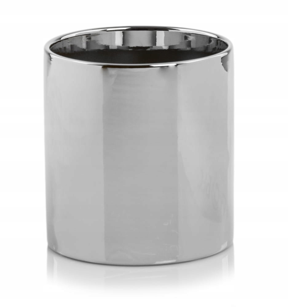 Donica osłonka ceramiczna walec efekt lustra