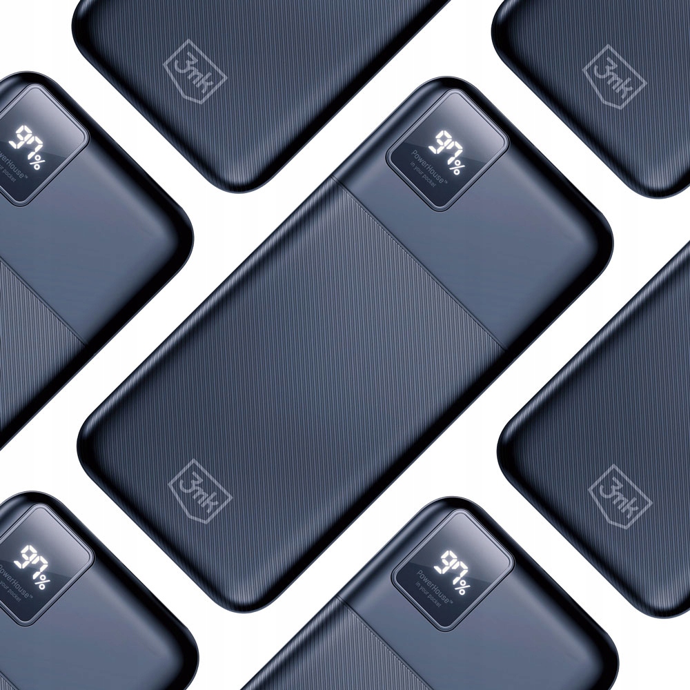 Powerbank 20000 mAh Multi-Charge USB-C & USB-A QC 3.0 - 3mk PowerHouse Szerokość produktu 6.8 cm