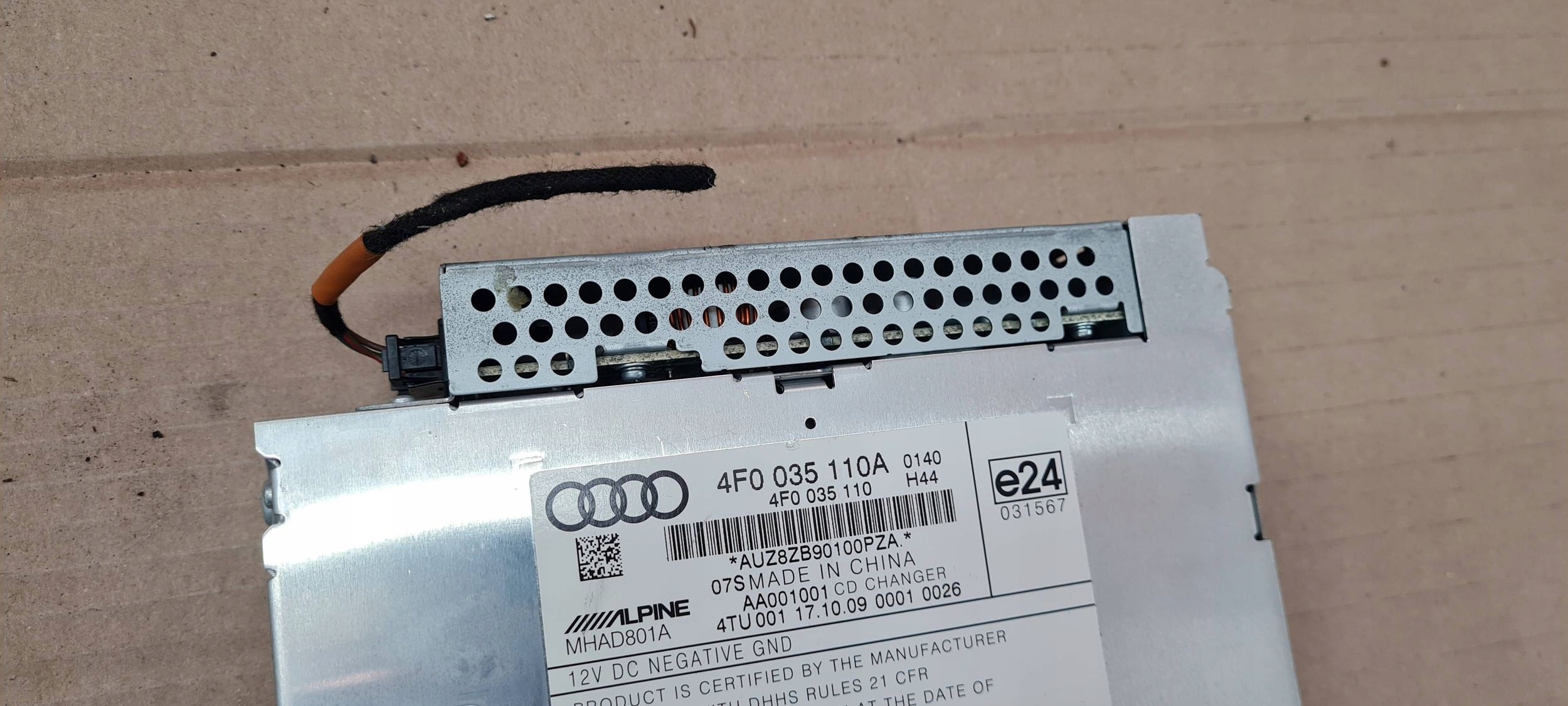 A6 C6 LIFT changer CD player 4F0035110A A4 B8 A5