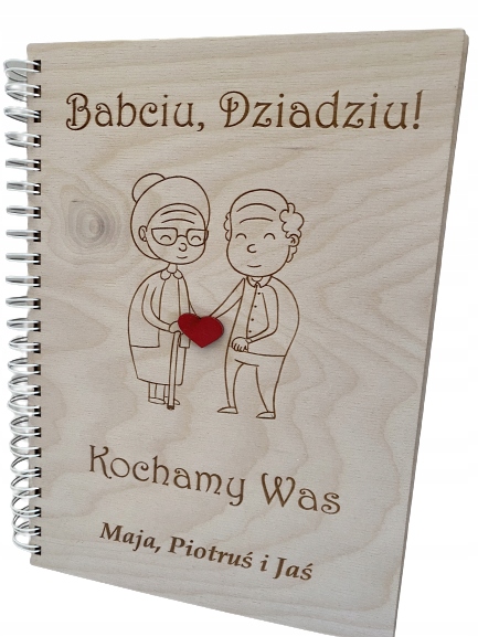 Album Dzień Babci Dziadzia Dziadka drzewo