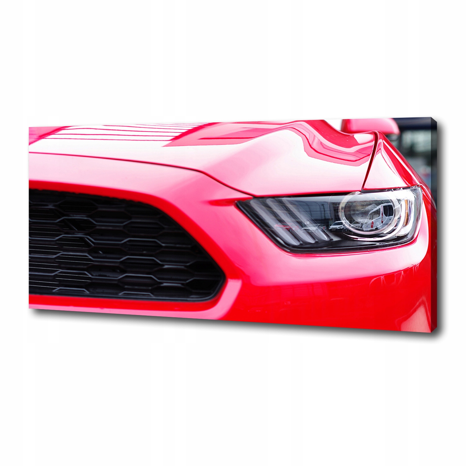 

Foto obraz na płótnie Czerwony mustang 125x50 cm