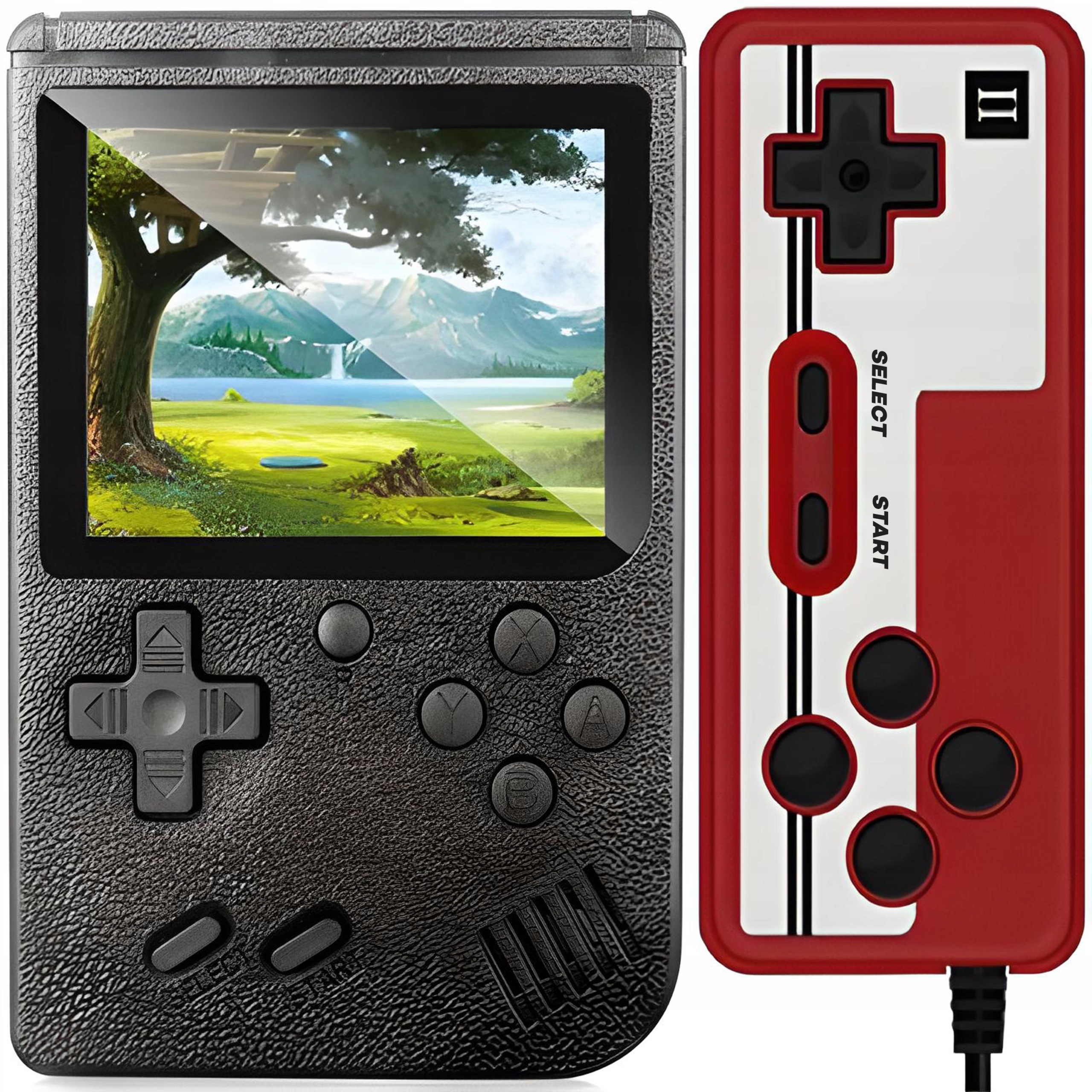 KONSOLA RETRO D GRY MINI PRZENOŚNA TV 400 GIER PAD