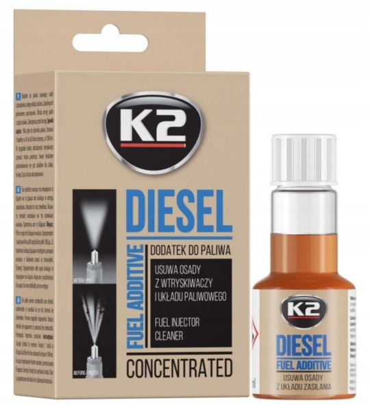 

K2 Środek Do Czyszczenia Wtryskiwaczy Diesel 50ML