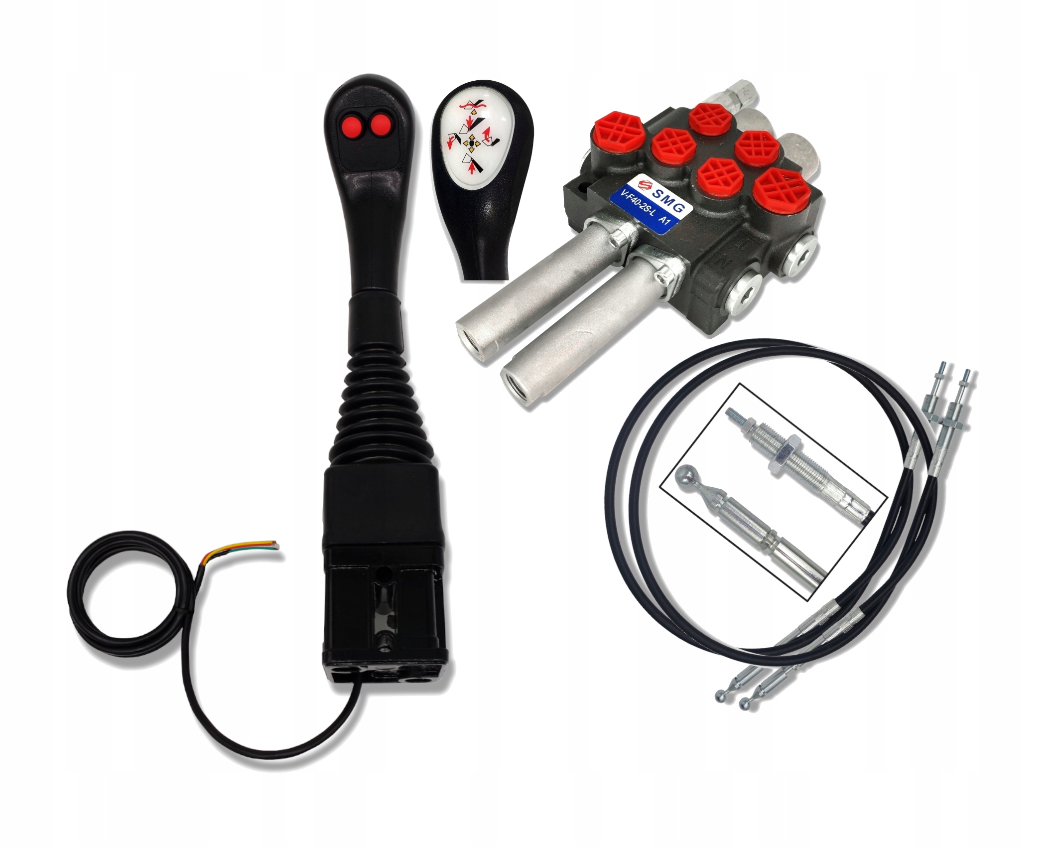 Sada 2 Sek Tura Rozdělovač Joystickového Lanka 40 L